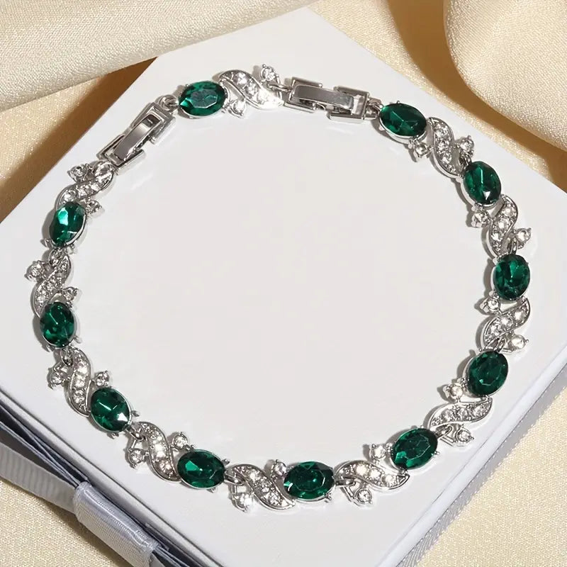 Pulsera Gema Bella | Oro blanco