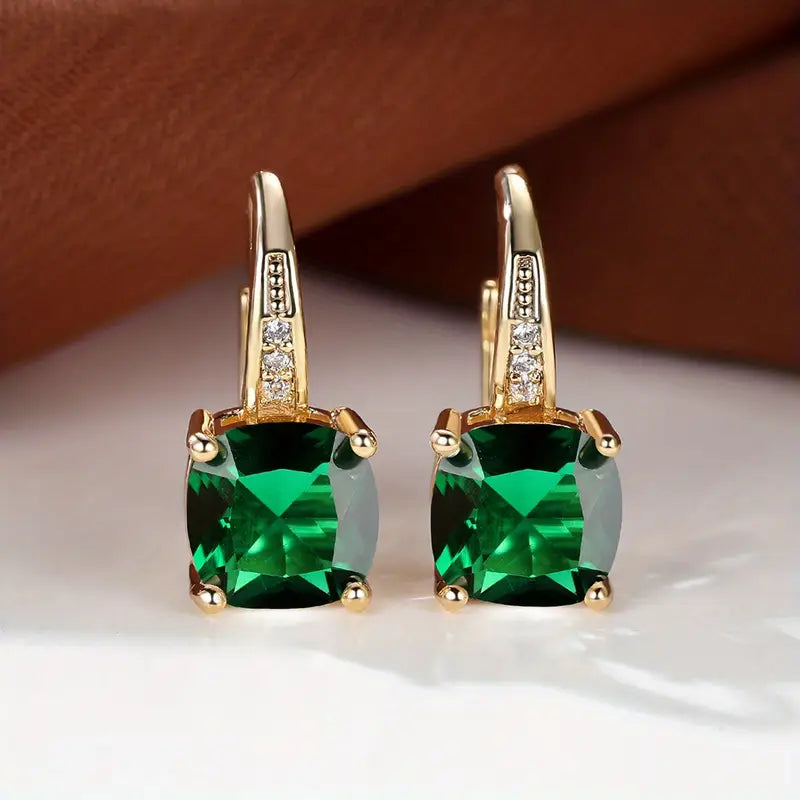 Pendientes de aro Piedra Mística | Oro