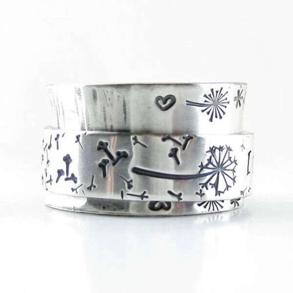 Anillo de meditación Diente de león
