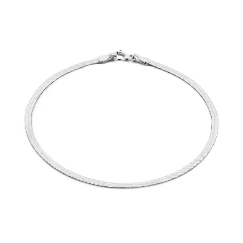 Pulsera Serpiente de Sol | Oro blanco