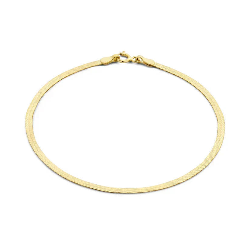 Pulsera Serpiente de Sol | Oro blanco