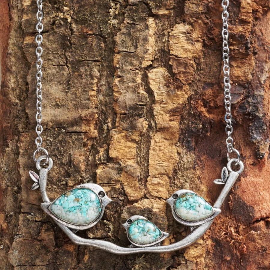 Collar Pajarito antiguo | Plata