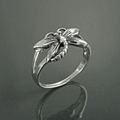 Anillo Naturaleza antiguo | Plata