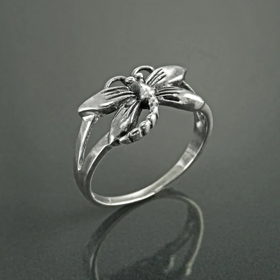 Anillo Naturaleza antiguo | Plata