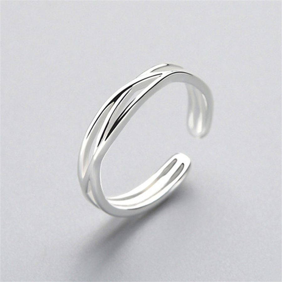 Anillo Multicruz antiguo | Plata