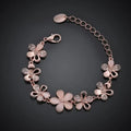 Pulsera antigua Flor de Rosa | Oro rosa