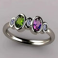 Anillo antiguo Olivo morado