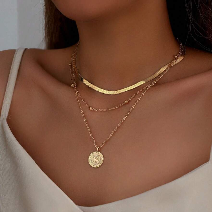 Collar antiguo bañado | Oro
