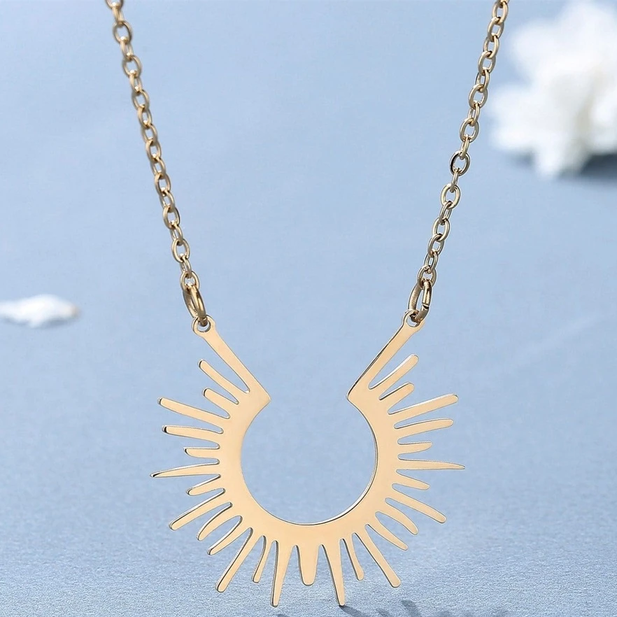 Collar Solar antiguo | Oro