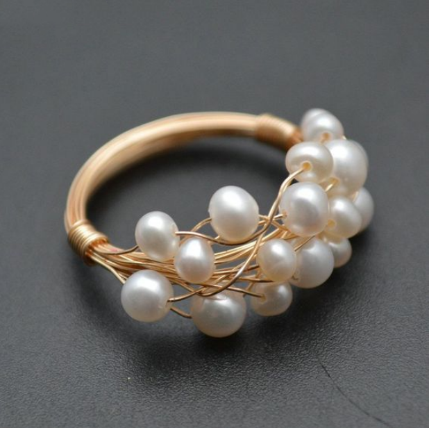 Anillo Nido de perlas
