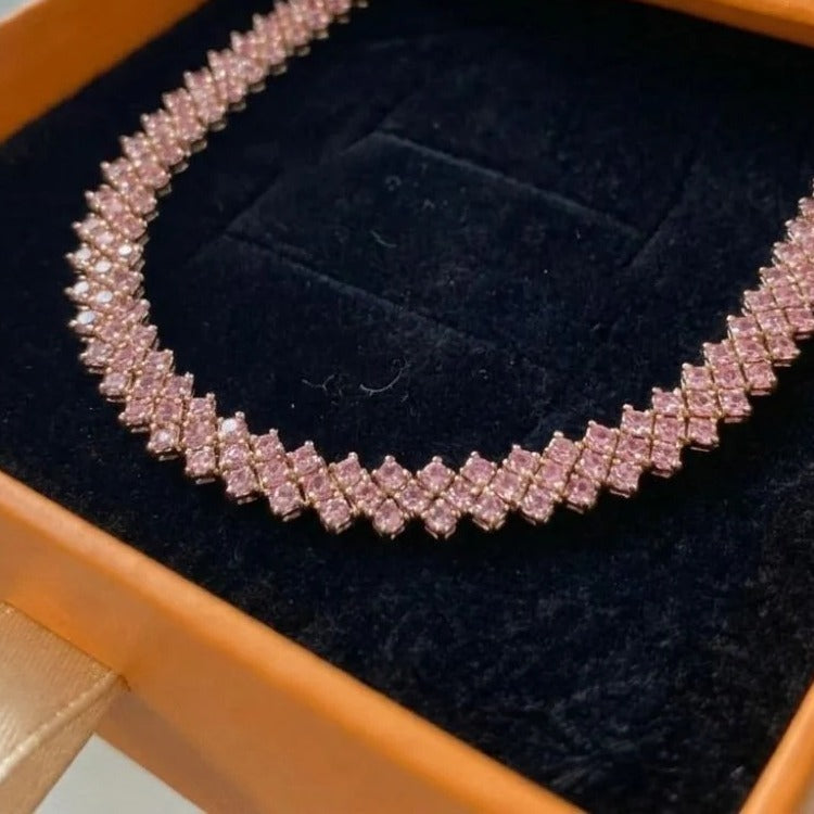 Collar Brasa rosa