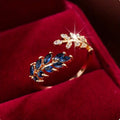 Anillo Victoria con zafiro