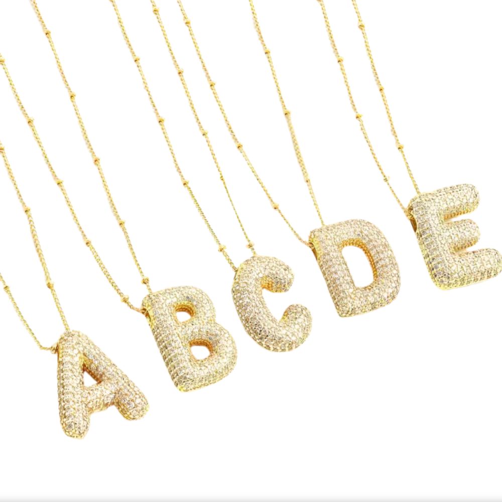 Set de collares con inicial