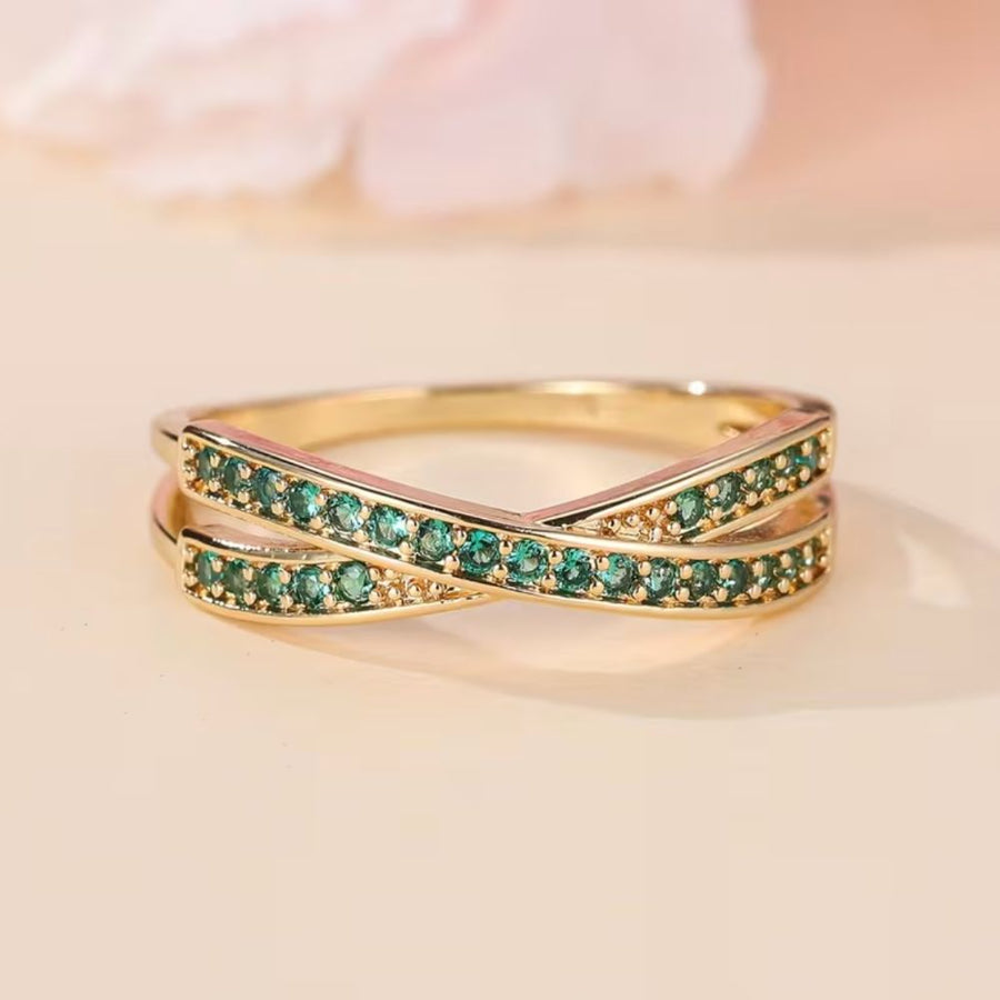 Anillo Esmeralda Fluida