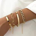 Set de pulseras Mercedes | Oro