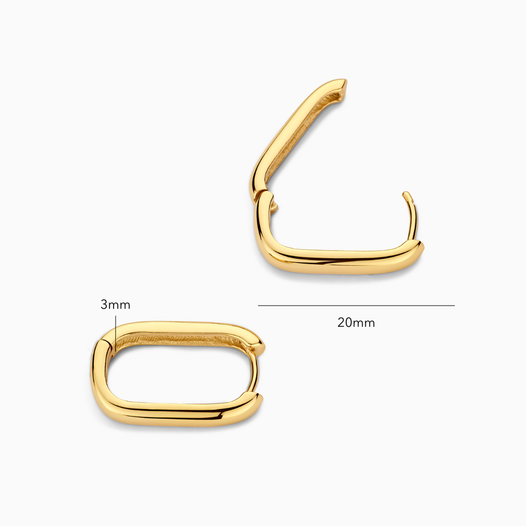 Pendientes de aro Icono | Oro