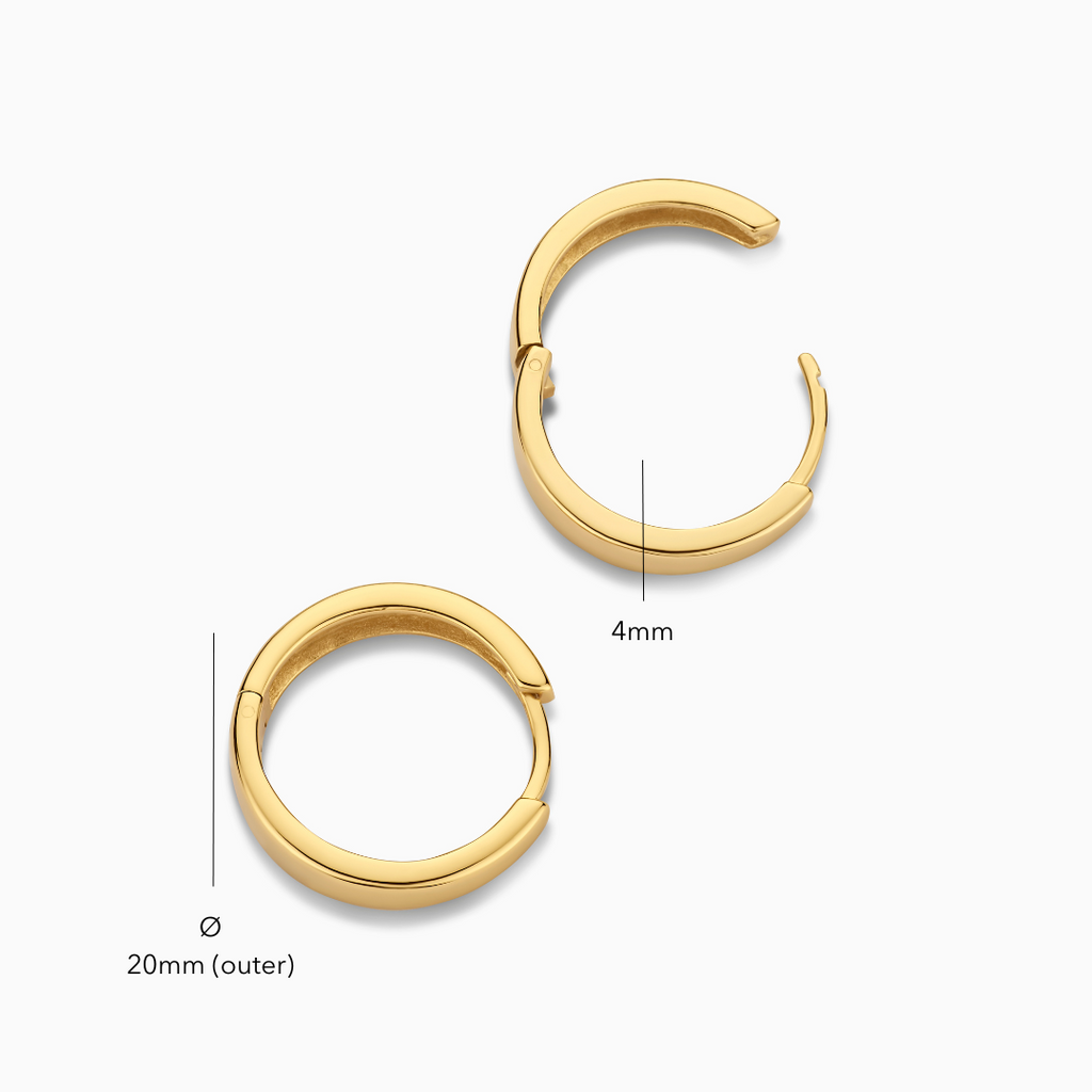 Pendientes de aro Gia | Oro