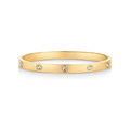 Pulsera Halo de puntos | Oro