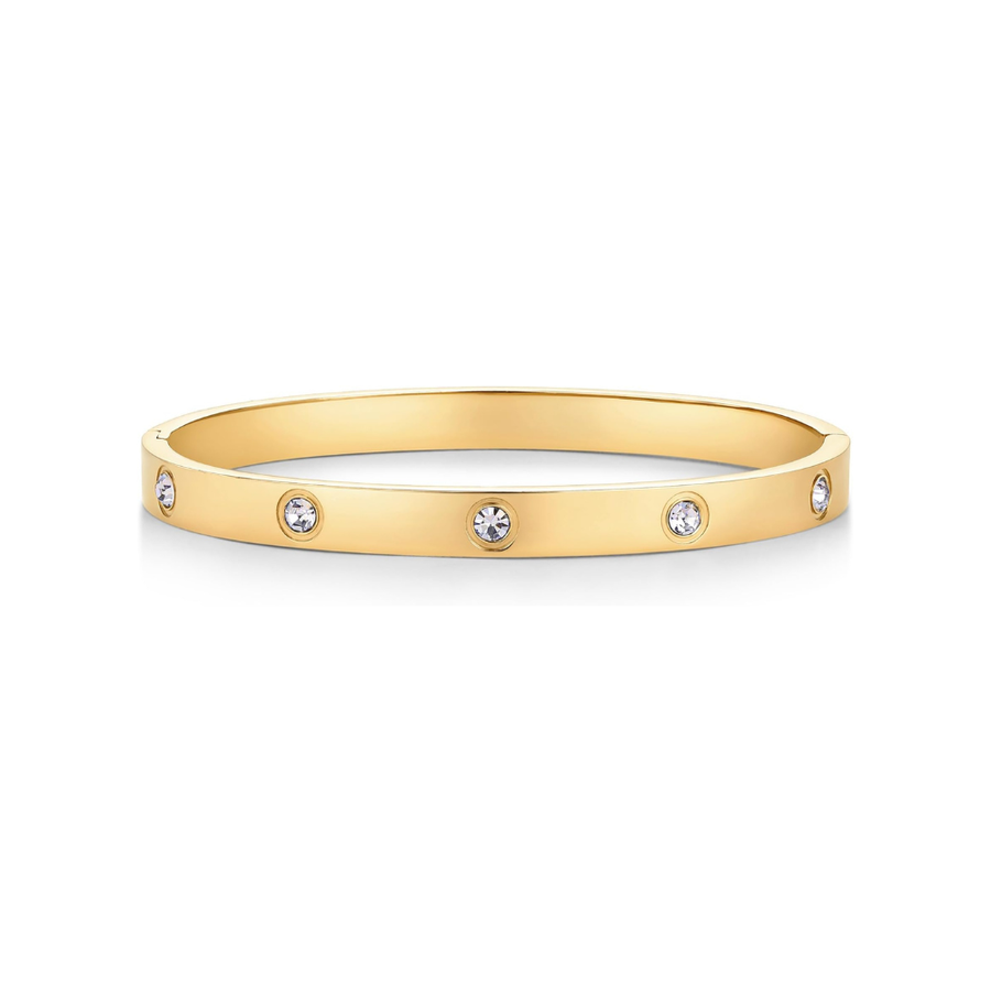 Pulsera Halo de puntos | Oro
